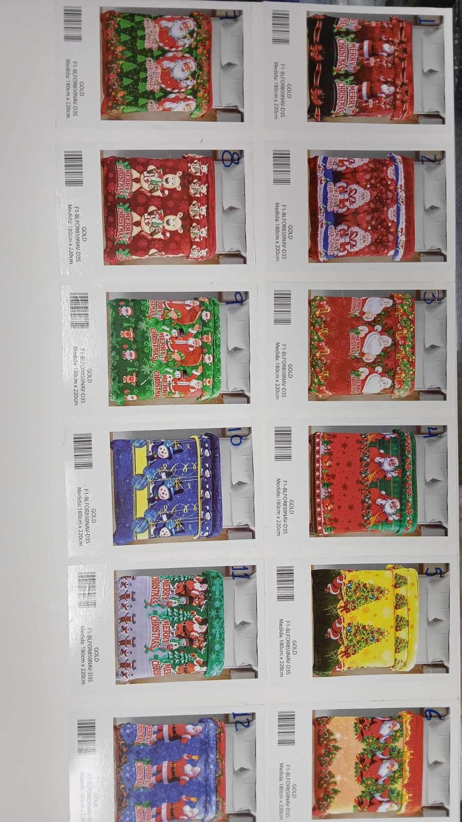 COBIJA NAVIDEÑA PIEL DE GANZO 1996COL® "Confort y diseño navideño"