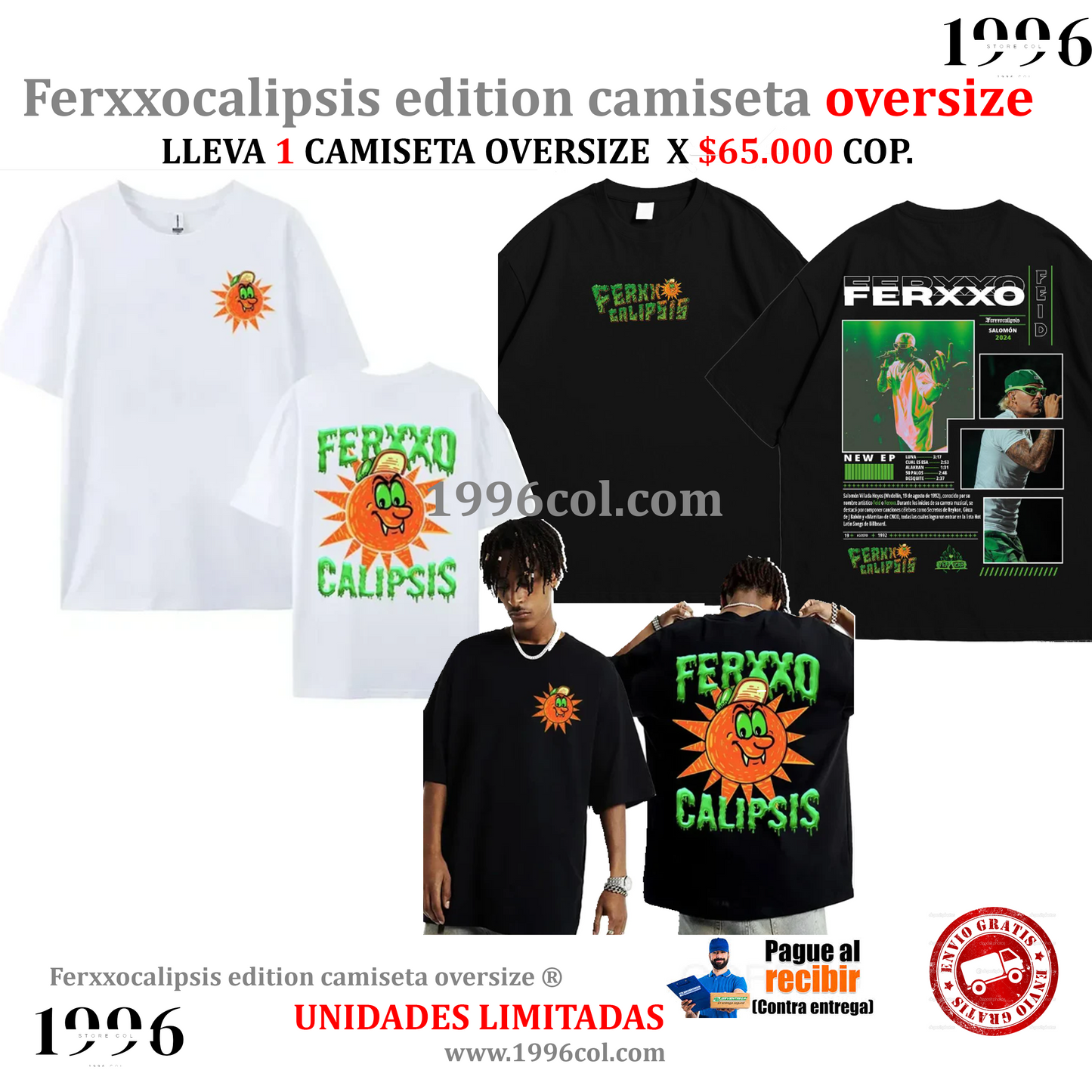 Ferxxocalipsis edition camiseta oversize 💚