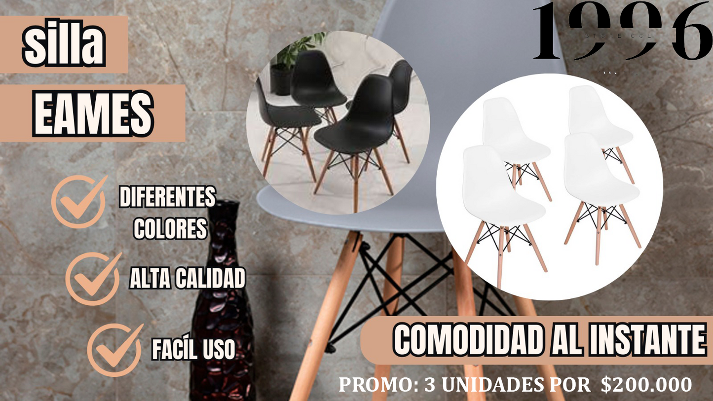 Silla Eames: Estilo y Comodidad