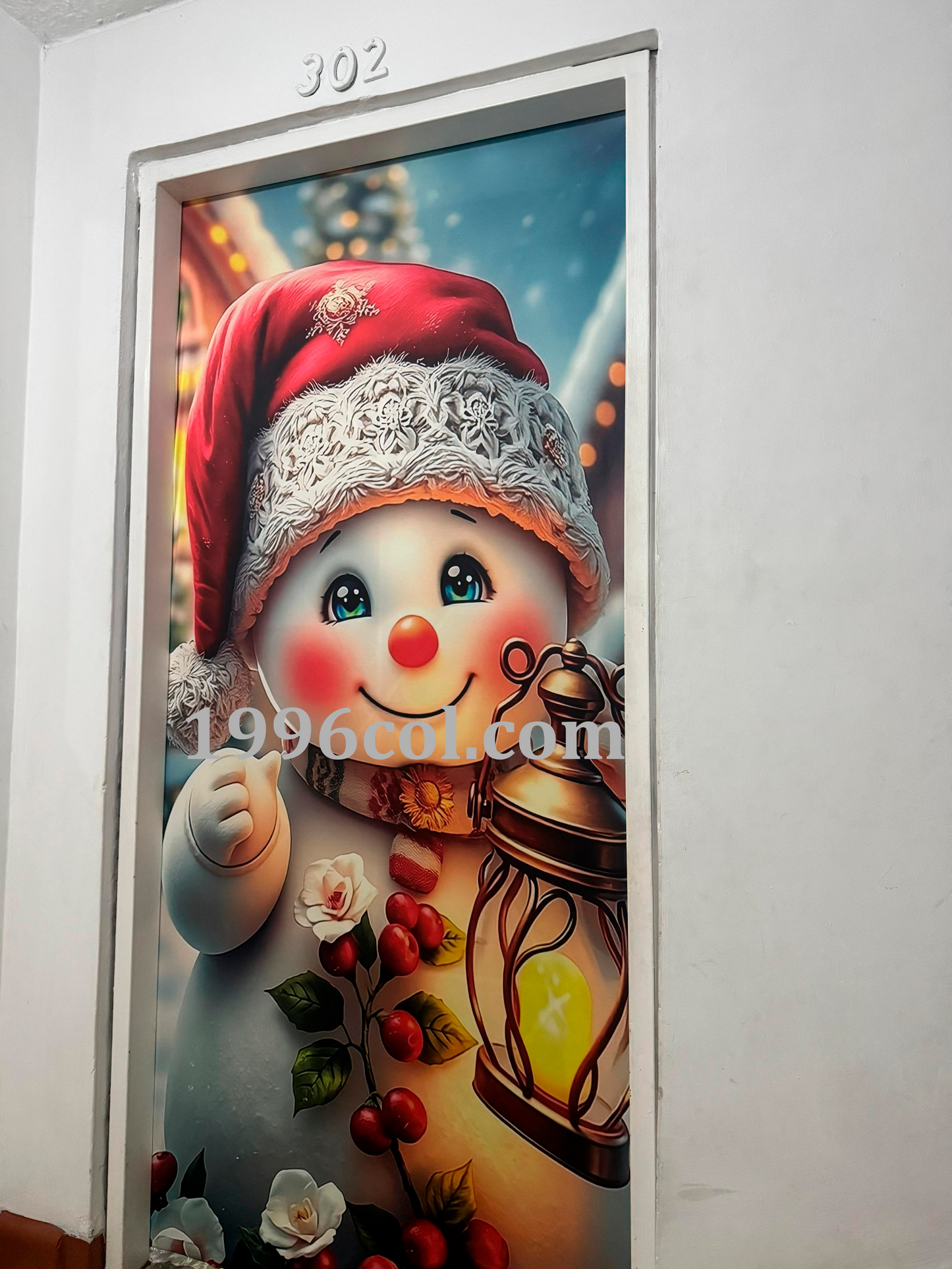 Fundas Navidenas Para Puertas 1996COL® + CENTRO DE MESA GRATIS