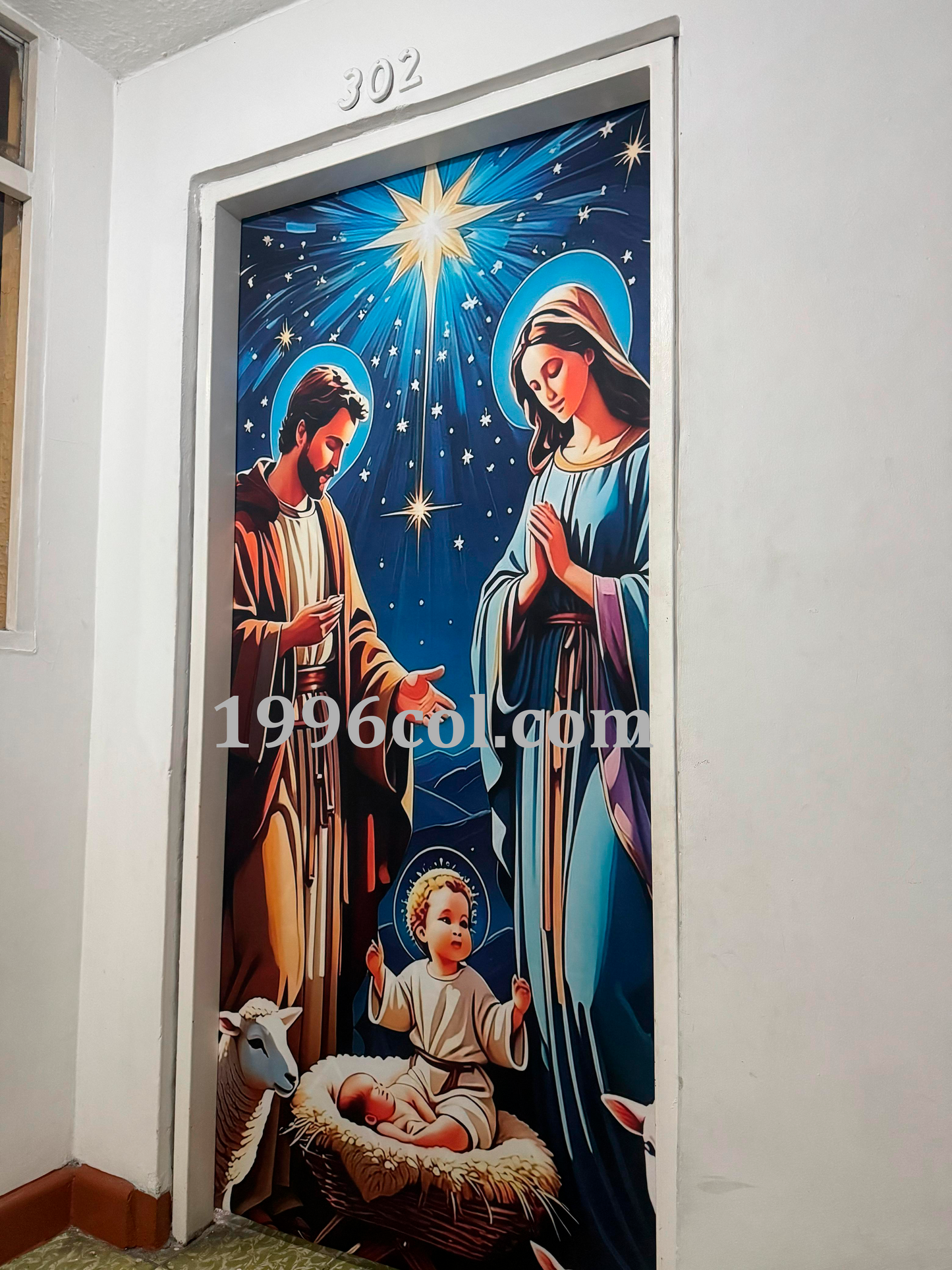 Fundas Navidenas Para Puertas 1996COL® + CENTRO DE MESA GRATIS