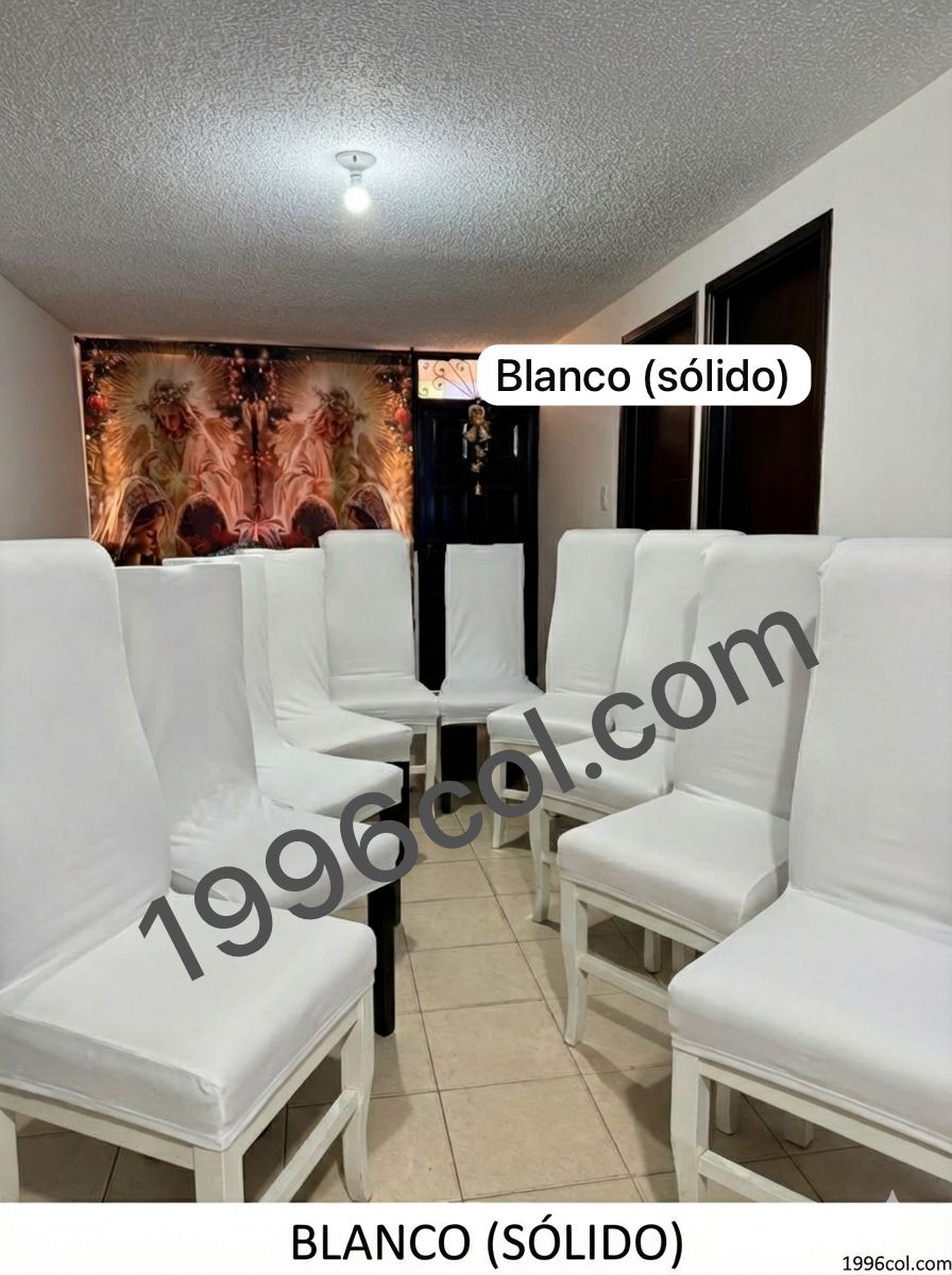 FUNDAS ELÁSTICAS PREMIUM + MANTEL PROTECTOR PARA COMEDOR