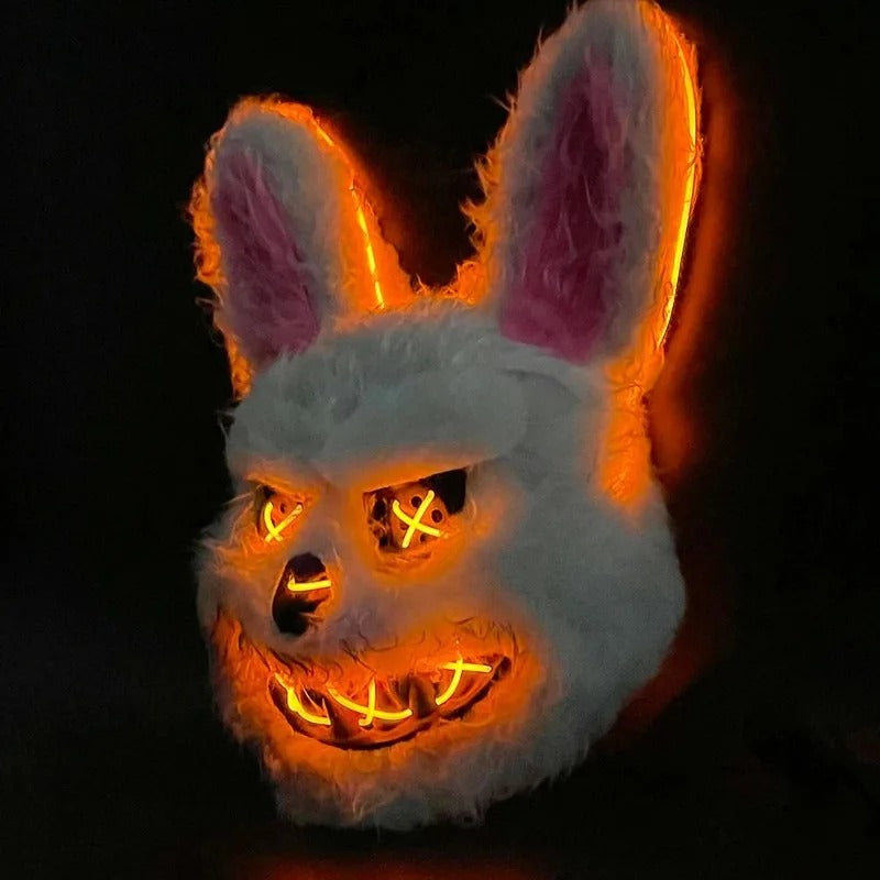 "Máscara LED de Oso, Conejo o la purga para Fiestas y Halloween
