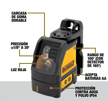NIVEL LASER 2 LINEAS DEWALT®