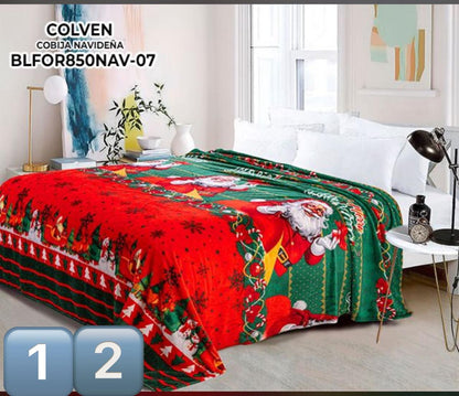 COBIJA NAVIDEÑA PIEL DE GANZO 1996COL® "Confort y diseño navideño"