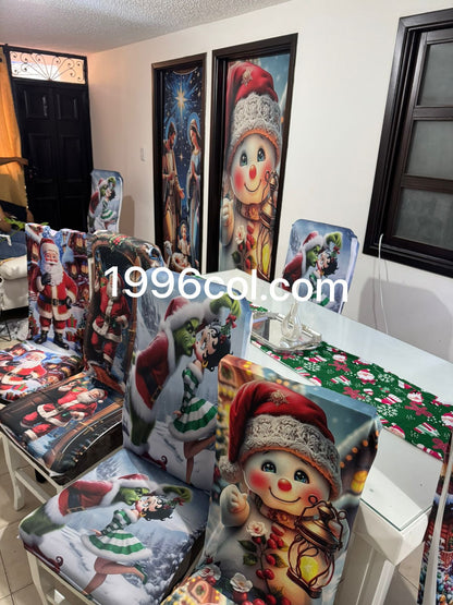 PACK FUNDAS NAVIDEÑAS + CENTRO DE MESA GRATIS