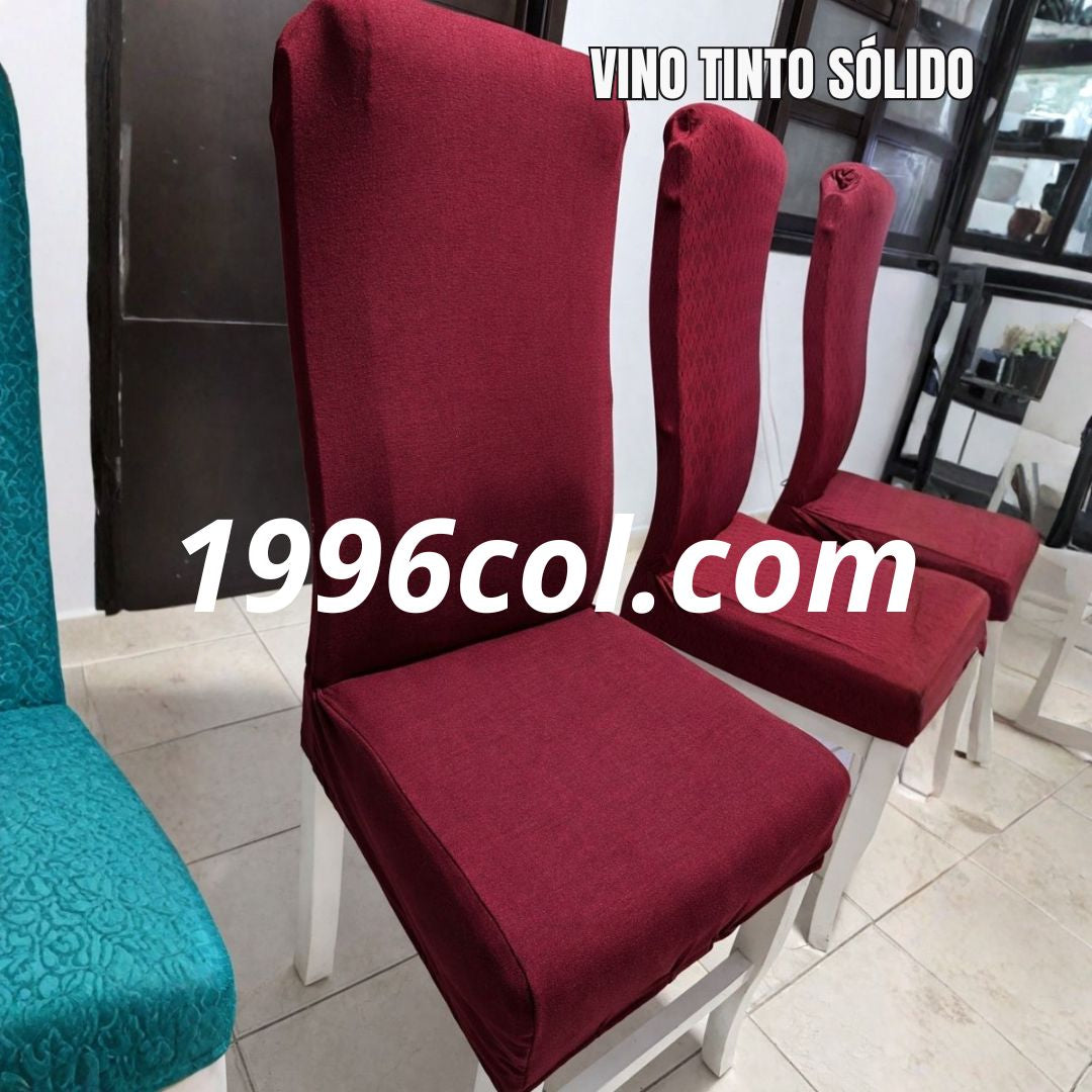 FUNDAS ELÁSTICAS PREMIUM PARA SILLAS DE COMEDOR
