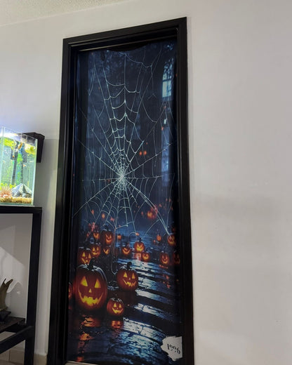 🎃 Transforma tu puerta en segundos y sorprende a todos este Halloween