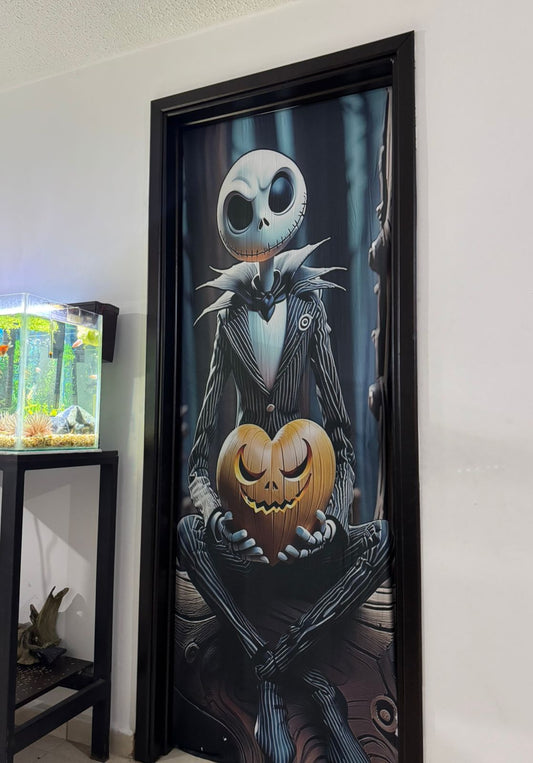 🎃 Transforma tu puerta en segundos y sorprende a todos este Halloween