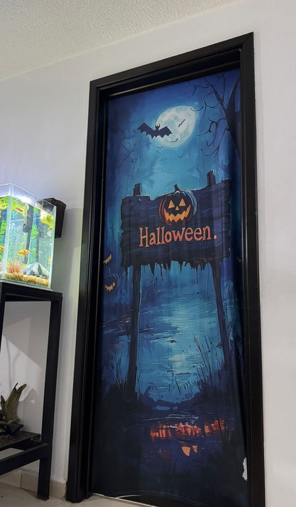 🎃 Transforma tu puerta en segundos y sorprende a todos este Halloween
