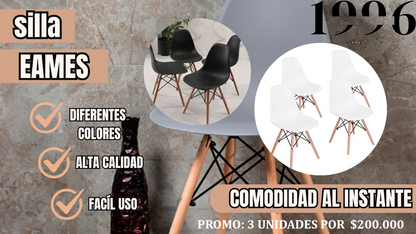 Silla Eames: Estilo y Comodidad