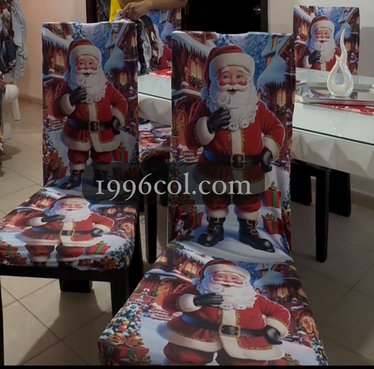 Fundas Navideñas para Sillas – Dale un Toque Mágico a tu Comedor