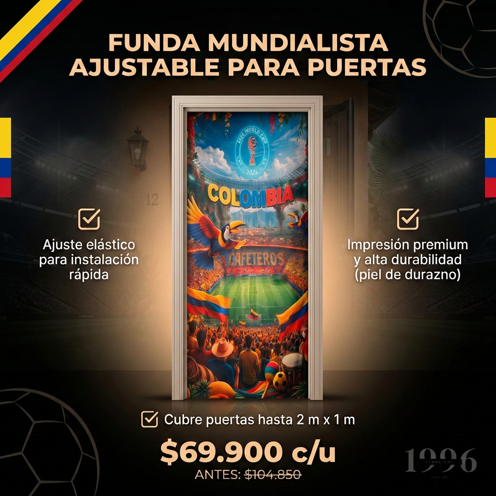 FUNDA MUNDIALISTA PARA PUERTAS