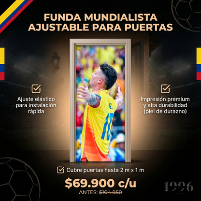 FUNDA MUNDIALISTA PARA PUERTAS