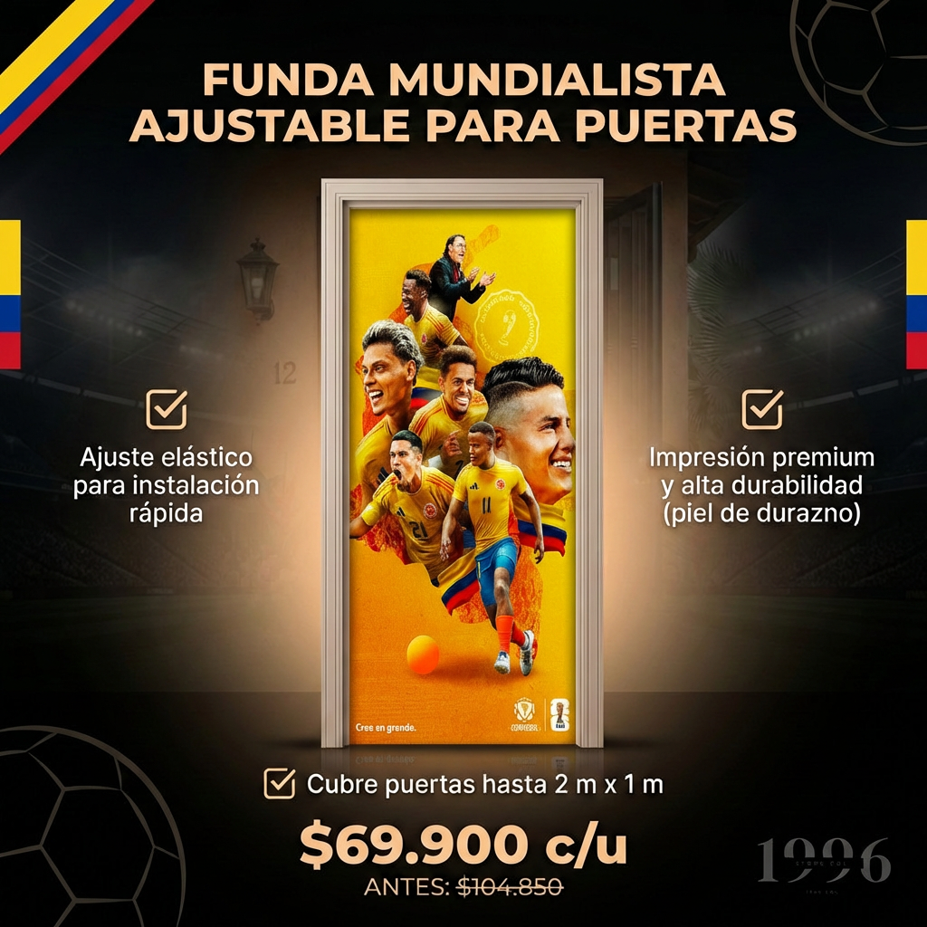 FUNDA MUNDIALISTA PARA PUERTAS