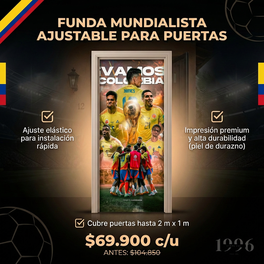 FUNDA MUNDIALISTA PARA PUERTAS