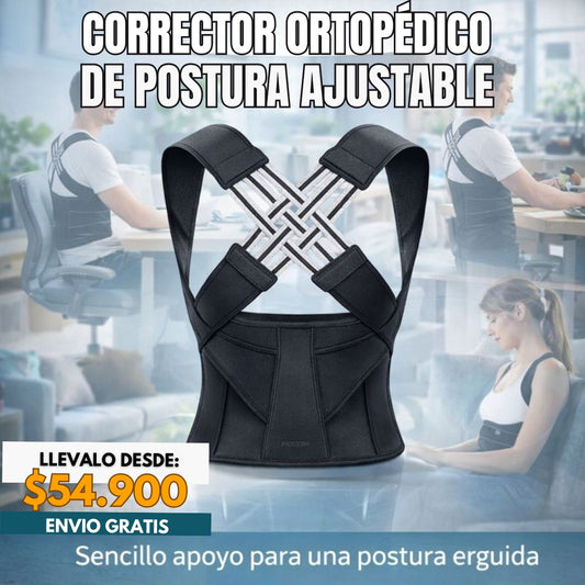 CORRECTOR ORTOPÉDICO DE POSTURA AJUSTABLE