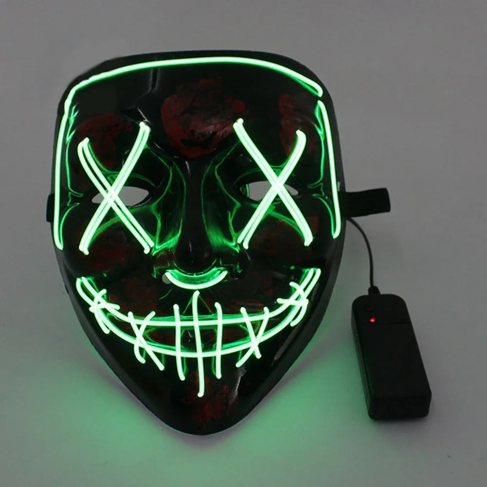 Mascara La Purga Luz Led
