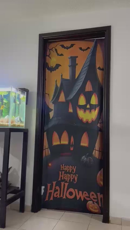 🎃 Transforma tu puerta en segundos y sorprende a todos este Halloween